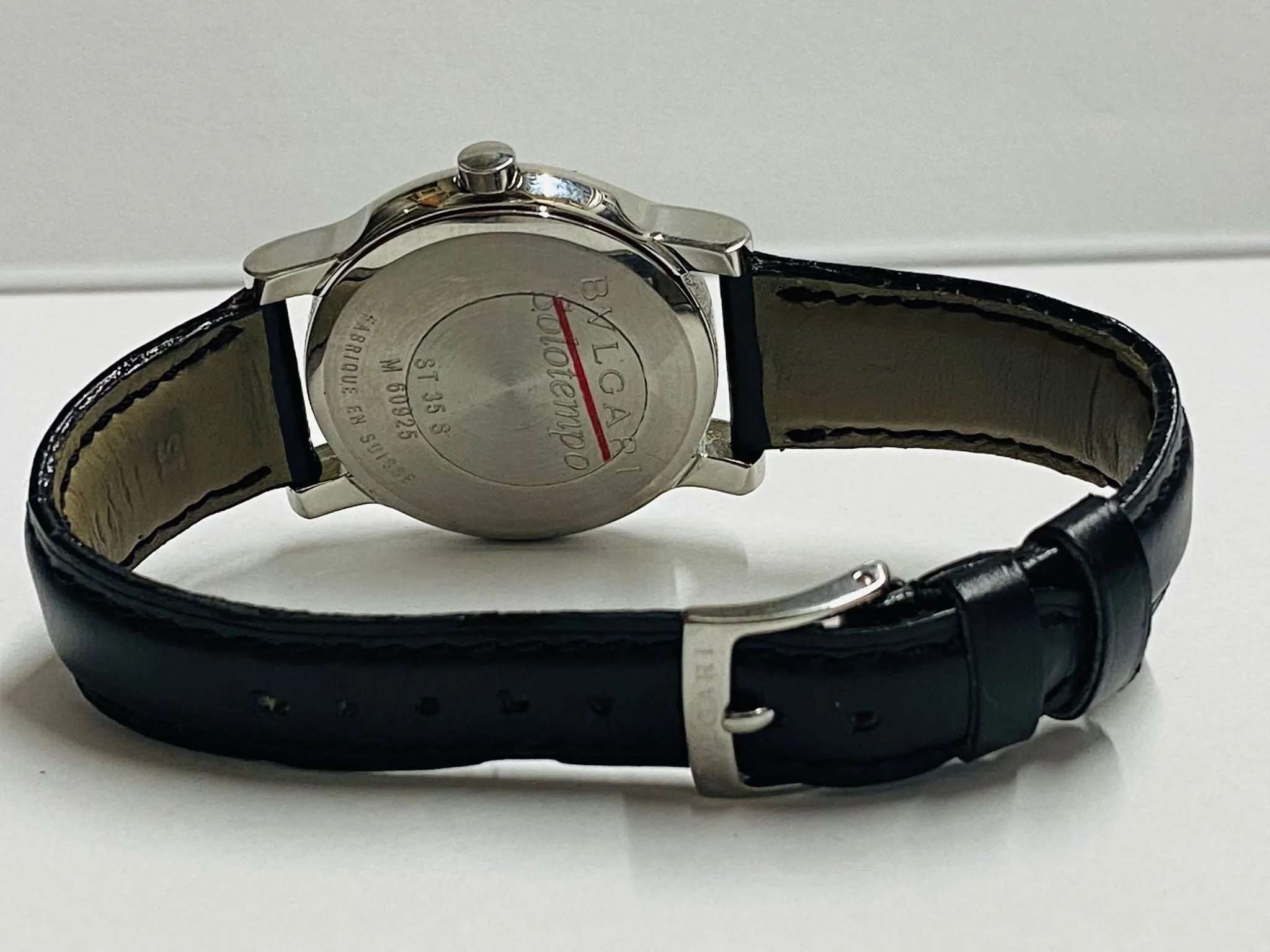 BVLGARI SS Extremely Beautiful Black Dial Brand New Men's Watch- $6K APR w/ COA!