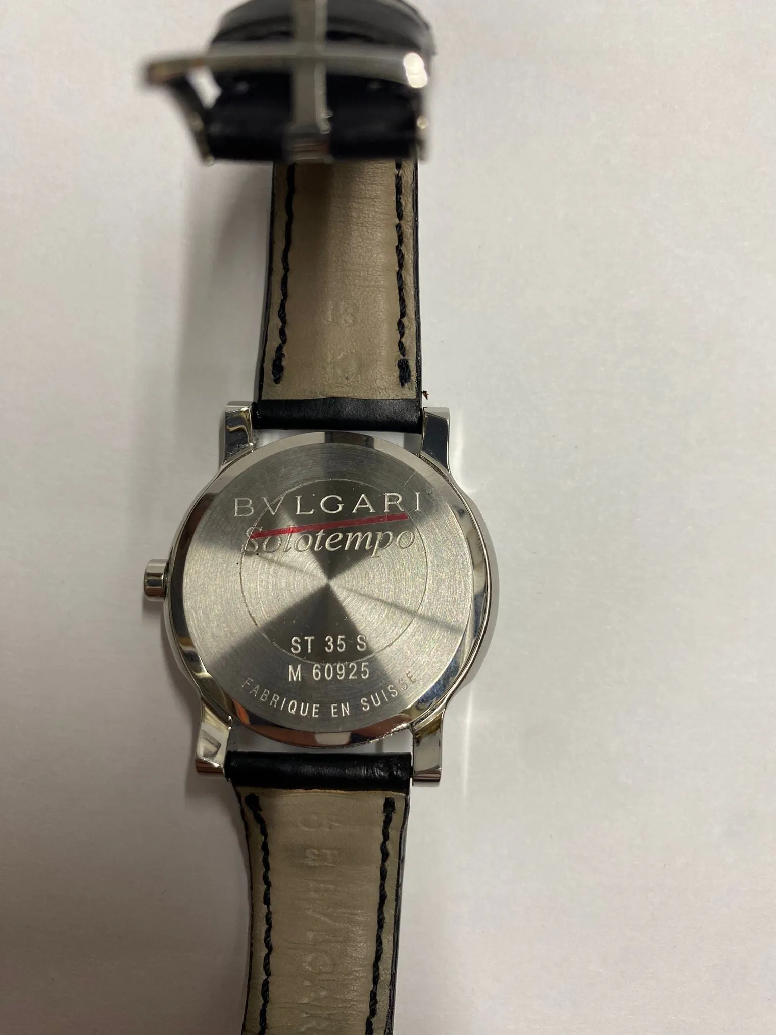BVLGARI SS Extremely Beautiful Black Dial Brand New Men's Watch- $6K APR w/ COA!