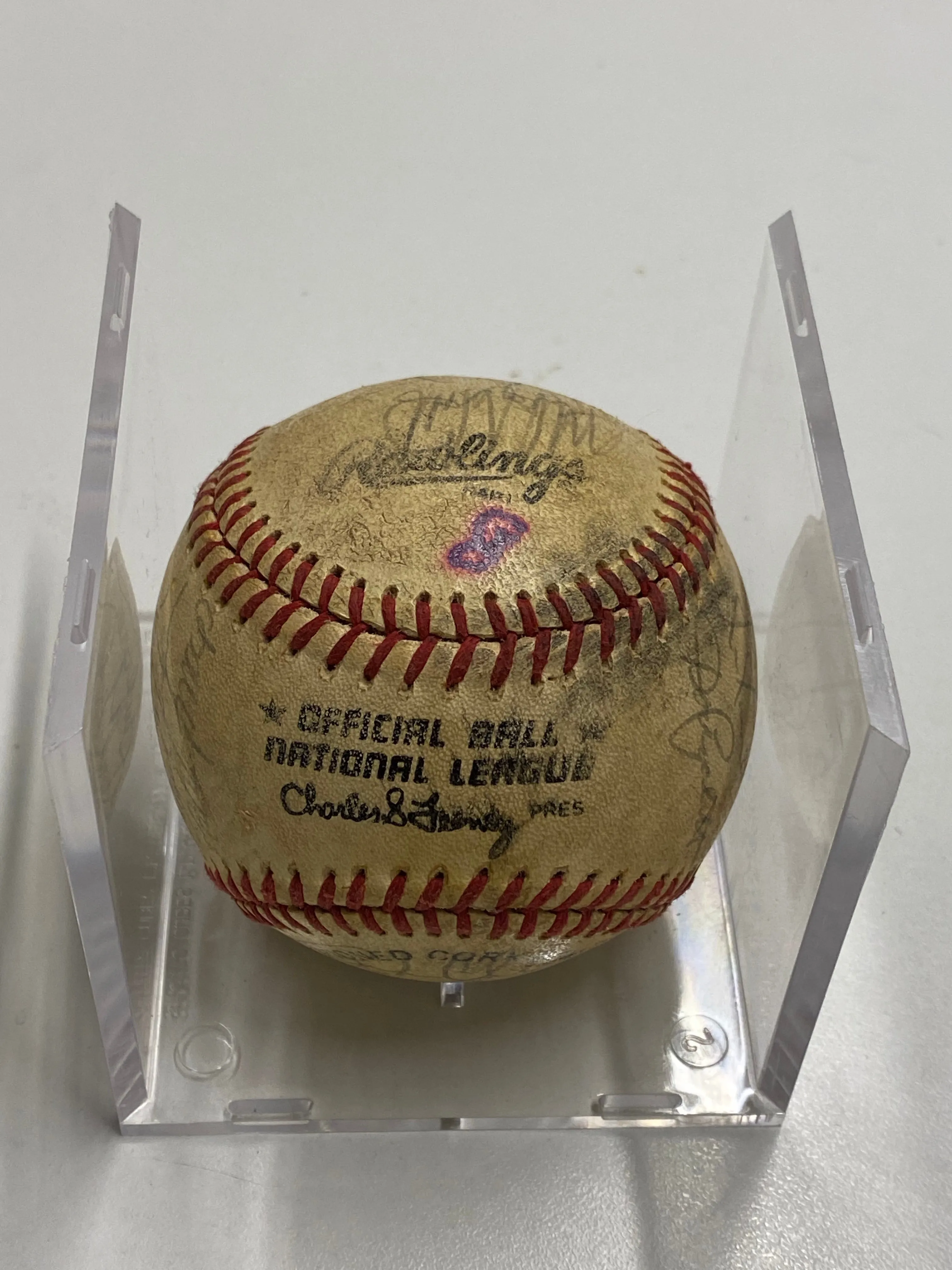CALIFORNIA ANGELS 1984 Team-Signed Baseball - $1.5K APR Value w/ CoA!