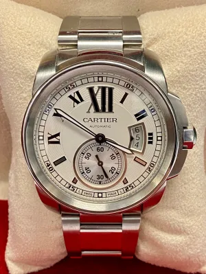 CARTIER Calibre Limited Edition w/ Skeleton Back Date Feature - $15K APR w/ COA!