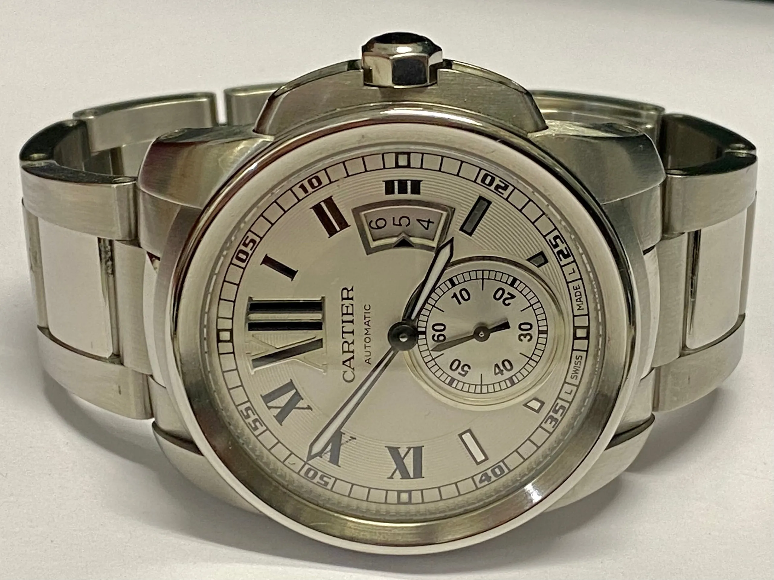 CARTIER Calibre Limited Edition w/ Skeleton Back Date Feature - $15K APR w/ COA!