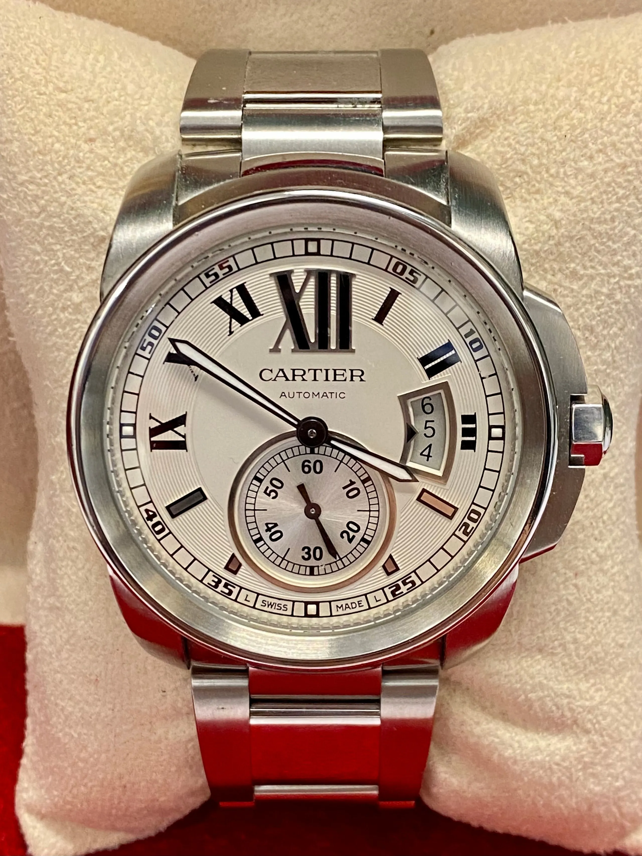 CARTIER Calibre Limited Edition w/ Skeleton Back Date Feature - $15K APR w/ COA!