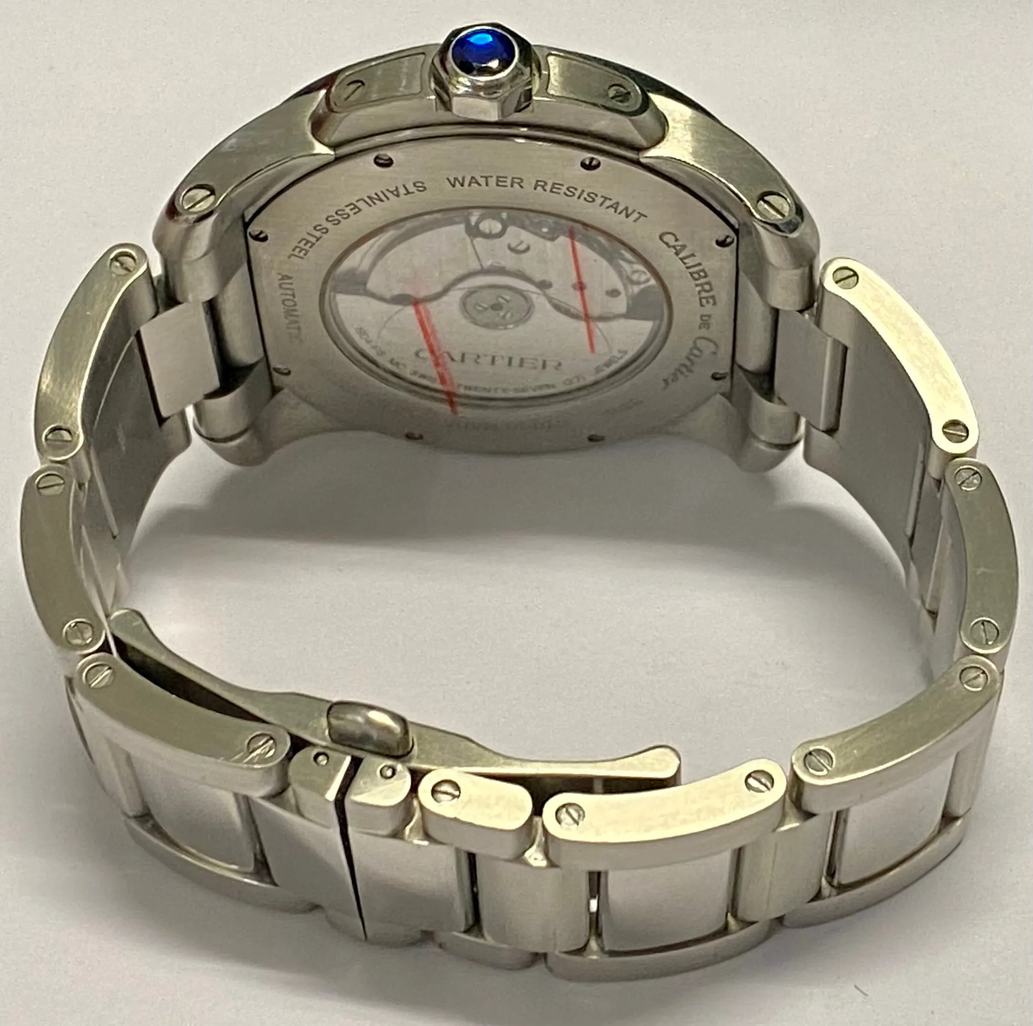 CARTIER Calibre Limited Edition w/ Skeleton Back Date Feature - $15K APR w/ COA!