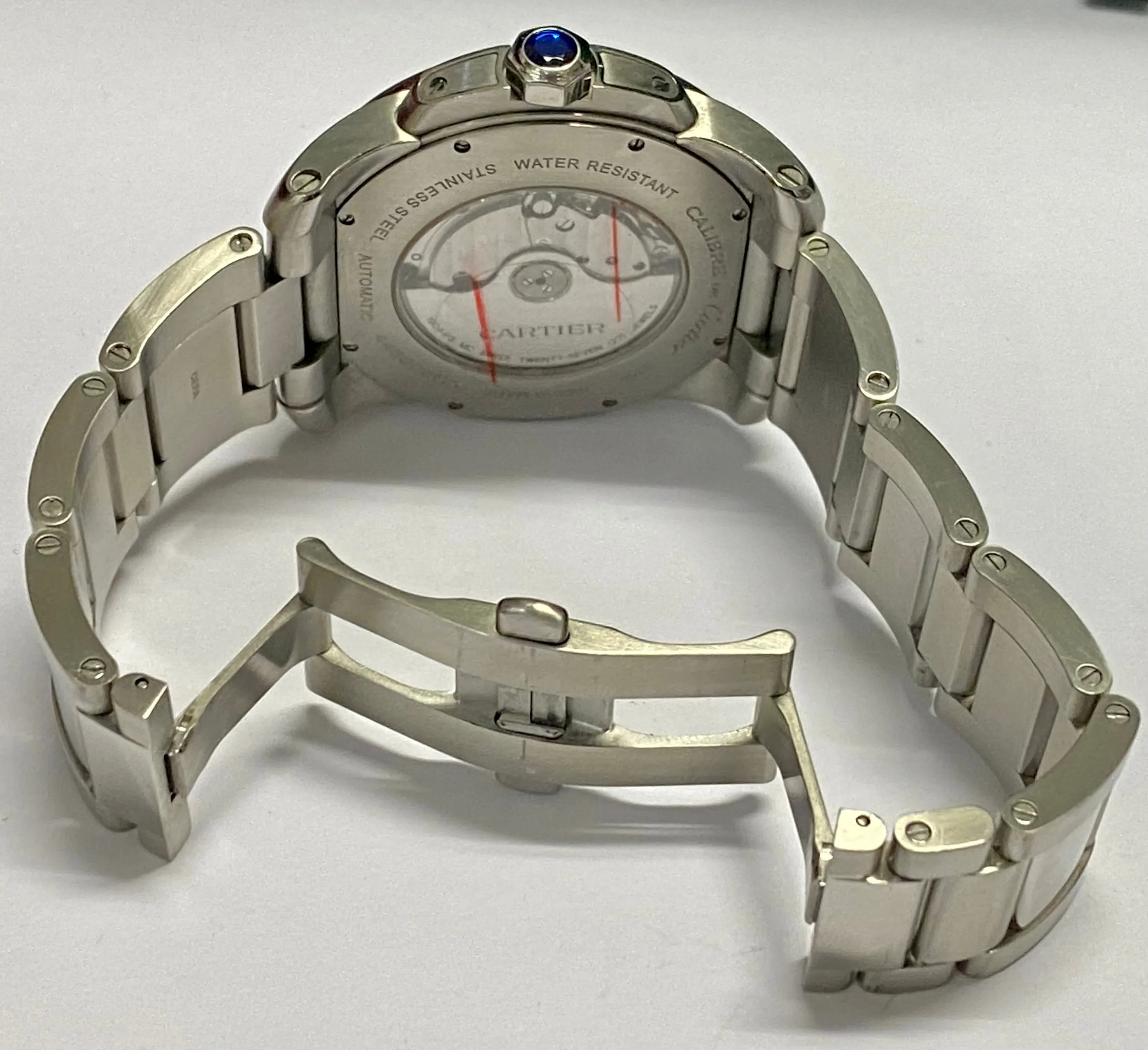 CARTIER Calibre Limited Edition w/ Skeleton Back Date Feature - $15K APR w/ COA!
