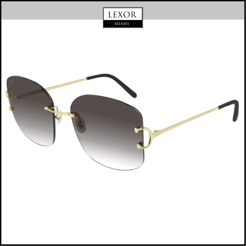 Cartier CT0037RS 001 60 Unisex Sunglasses
