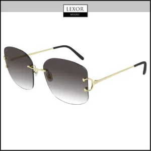 Cartier CT0037RS 001 60 Unisex Sunglasses