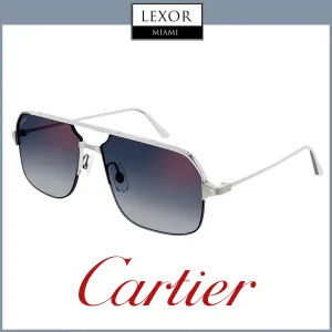 Cartier CT0230S 004 59 Men Metal Sunglass