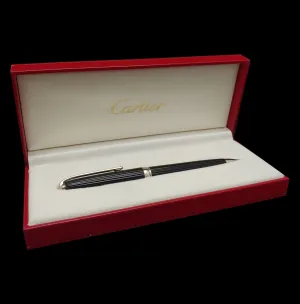 CARTIER "Louis Cartier" Sterling Silver Twist Pen - $400 APR Value w/ CoA!