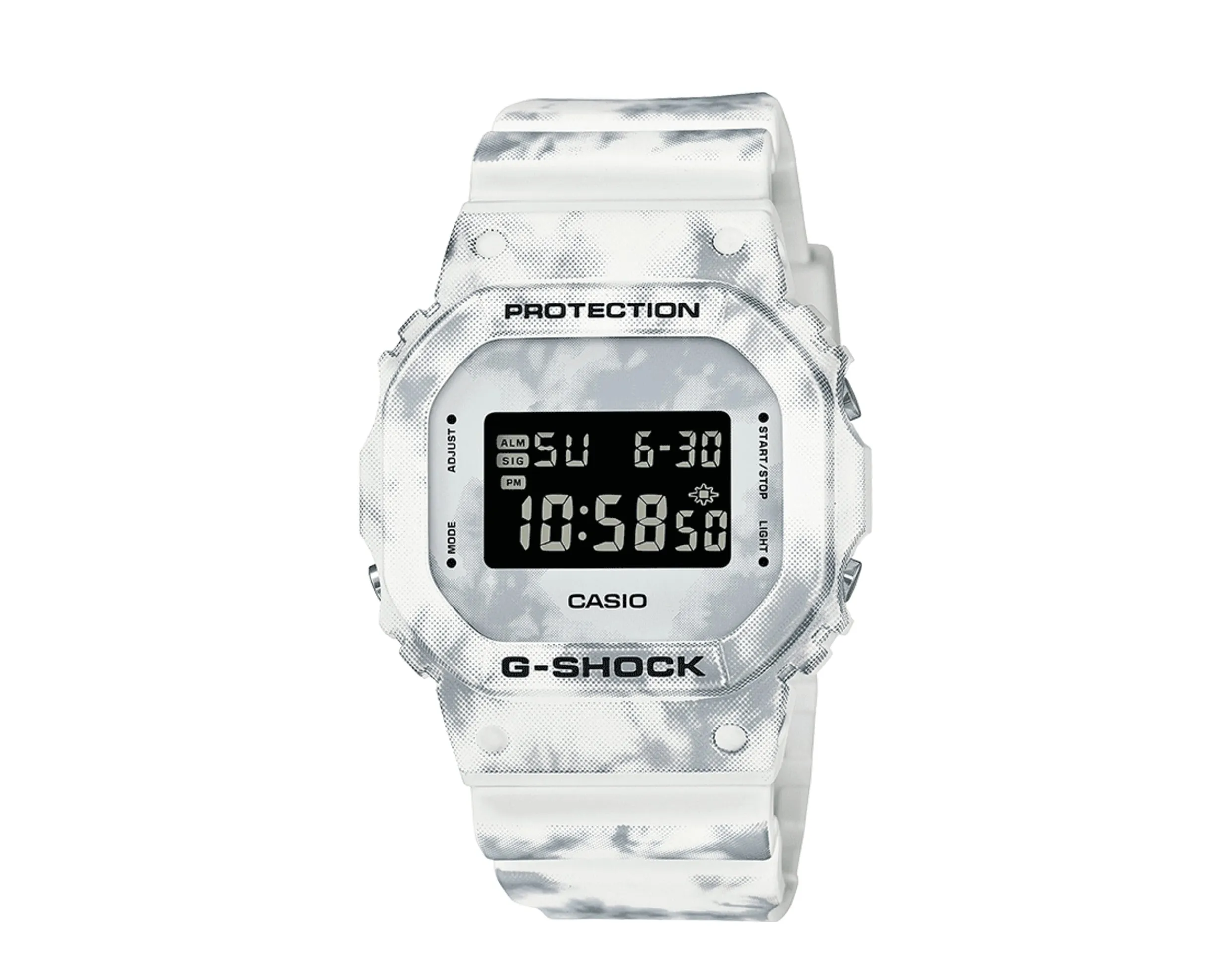 Casio G-Shock DW5600GC Snow Camouflage Digital Resin Watch