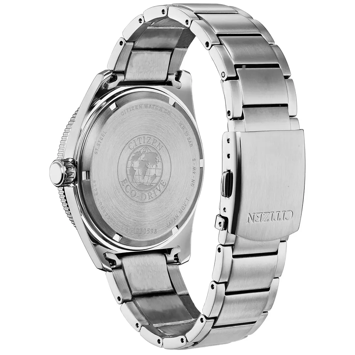 Citizen Eco-Drive Mens Vintage Sport Green Dial Watch
