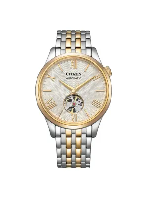 Citizen MECHANICAL 40 mm Size White Dial Men Analog Watch - NH9136-88A