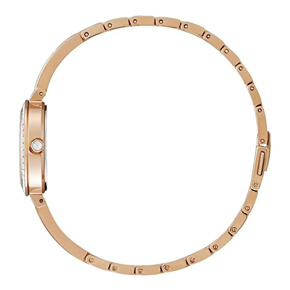 Citizen Womens Silhouette Crystal Eco Drive MOP Dial Pink Bracelet Watch - EM0863-53D