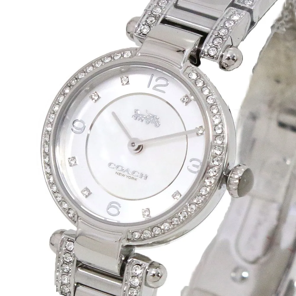 Coach Cary Crystal Silver 26mm Women's Watch 14503837