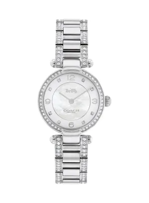 Coach Cary Crystal Silver 26mm Women's Watch 14503837