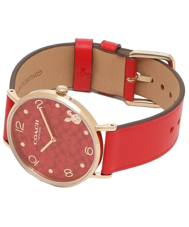 Coach Perry Lunar New Year Red Strap Women's Watch 14503977
