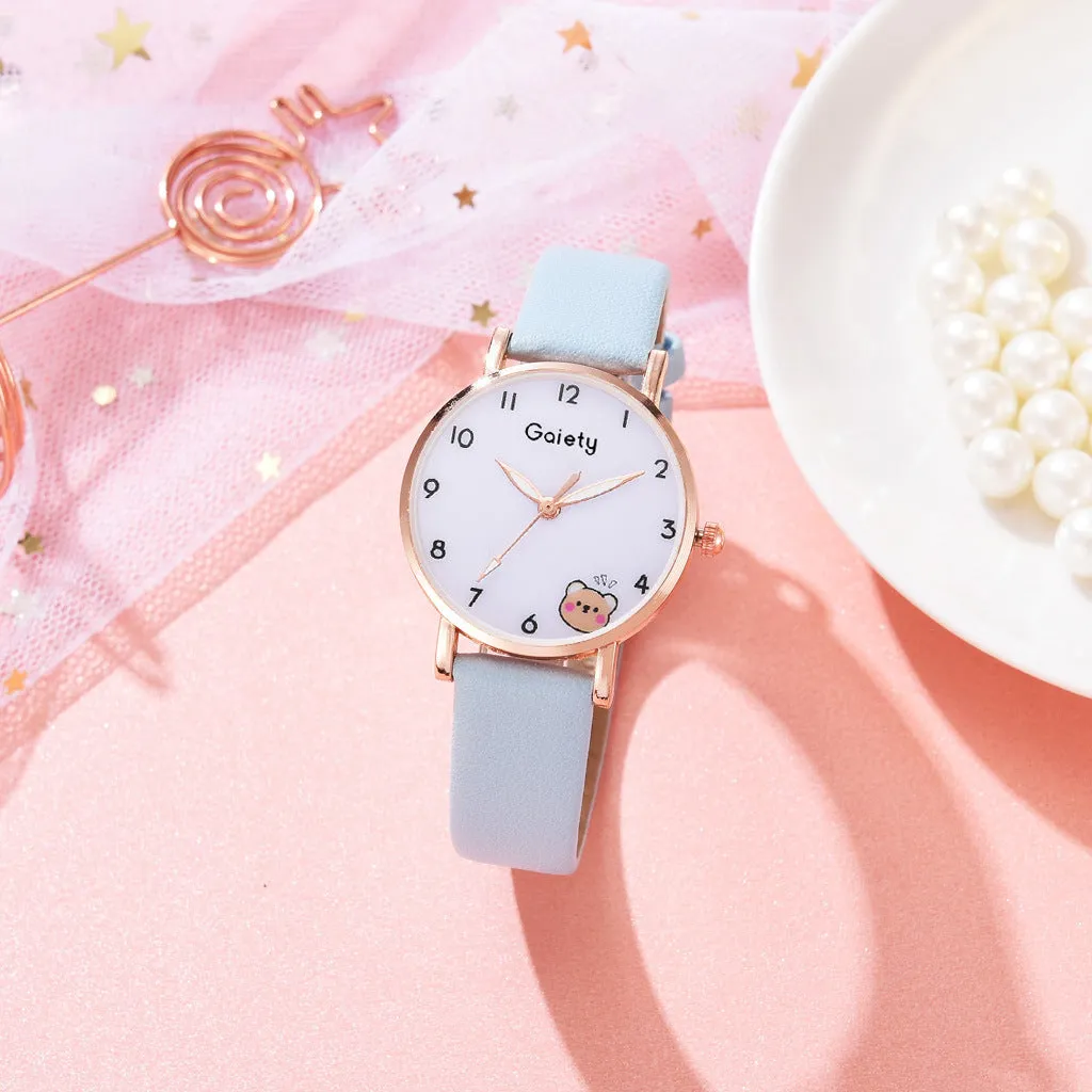 Cute Bear Wrist Watch