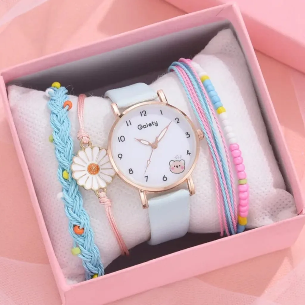 Cute Bear Wrist Watch