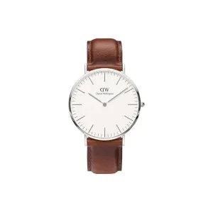 Daniel Wellington Men 40 mm Size White Dial Analogue Watch- DW00100021