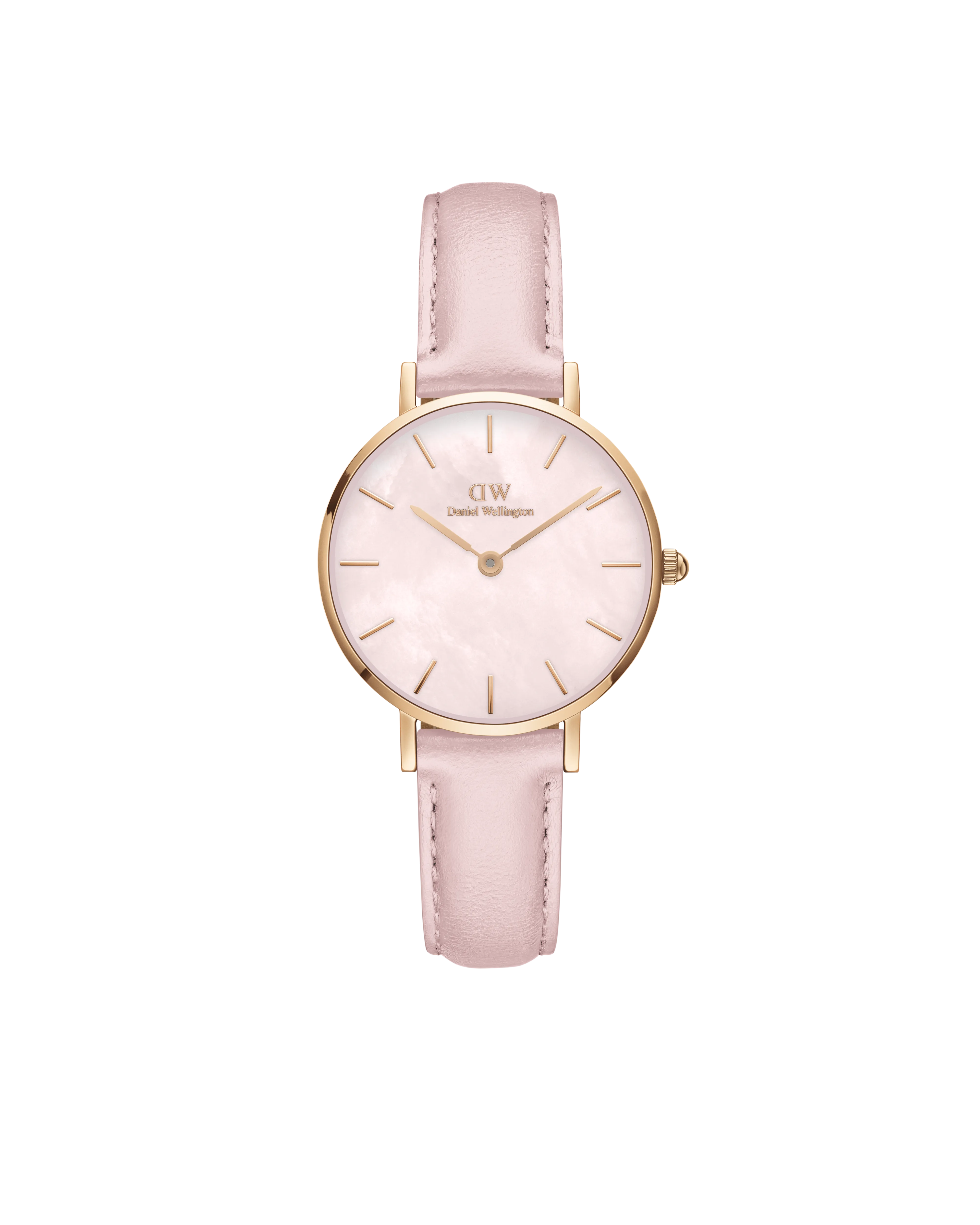 Daniel Wellington Mother of Pearl Pink Dial Women Analogue Watch - DW00100633