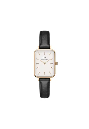 Daniel Wellington Quadro 20x26 mm White Rectangle Dial Women Watch - DW00100434