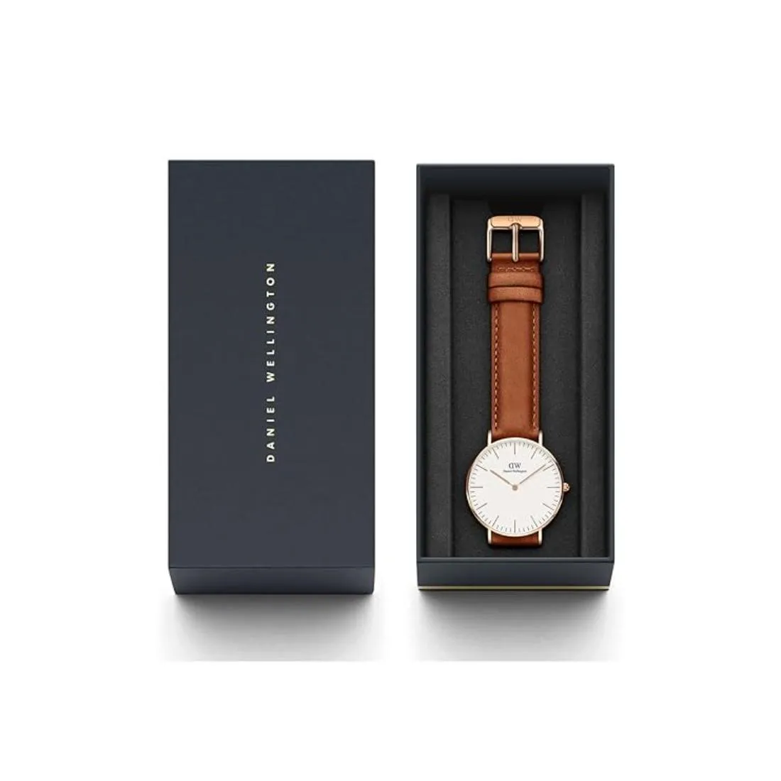 Daniel Wellington Unisex 36 mm Size White Dial Analogue Watch- DW00100111
