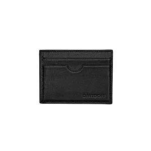 Davidoff Essentials Collection Inlay Bifold Black Wallet