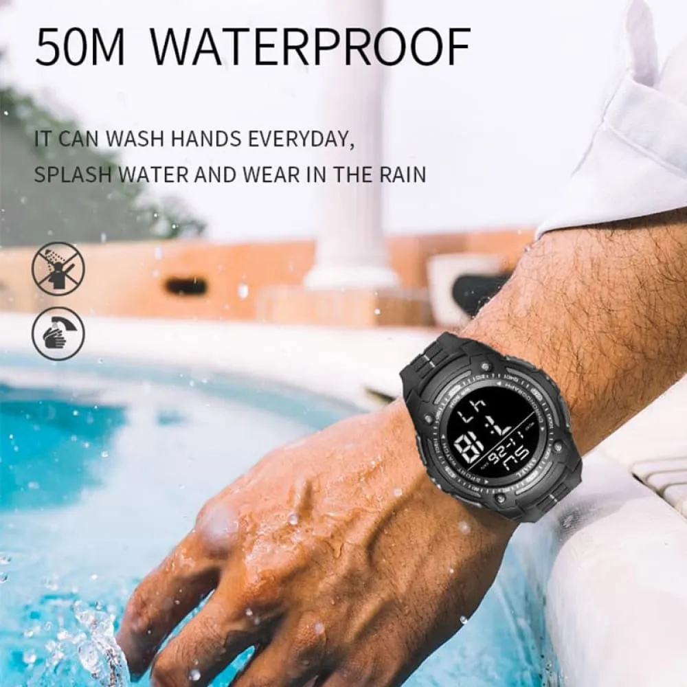 Digital Watches Smael Top Brand Luxury Clock 50m Waterproof Watch Led Light