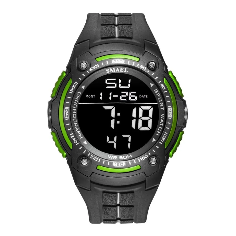 Digital Watches Smael Top Brand Luxury Clock 50m Waterproof Watch Led Light