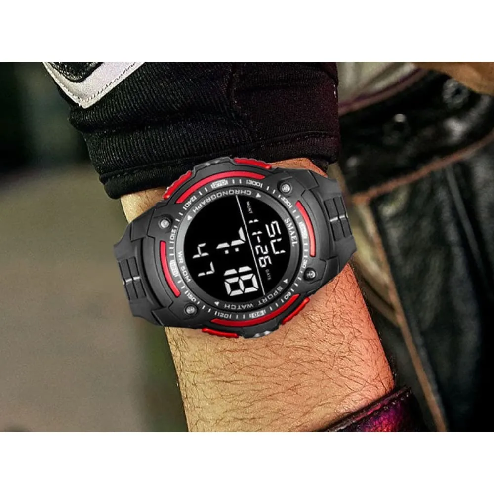 Digital Watches Smael Top Brand Luxury Clock 50m Waterproof Watch Led Light
