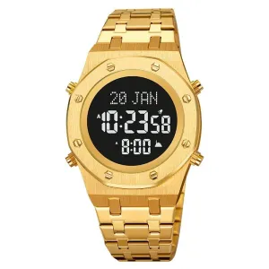 Digital Wrist Watch for Muslim Worships - Multifunctional