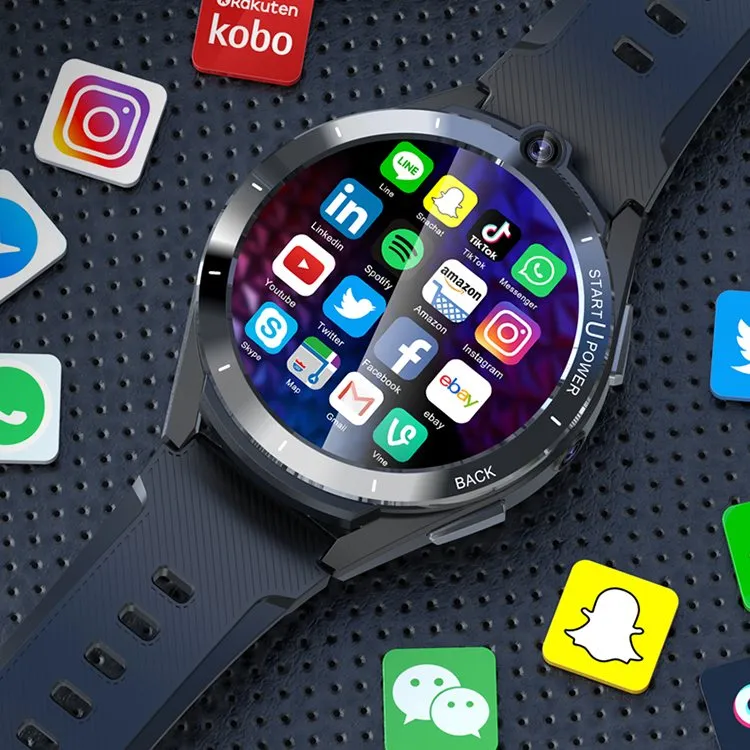 Dual-Camera SmartWatch Video Streaming HD Ultra Z40 With WiFi 4G-LTE & GPS