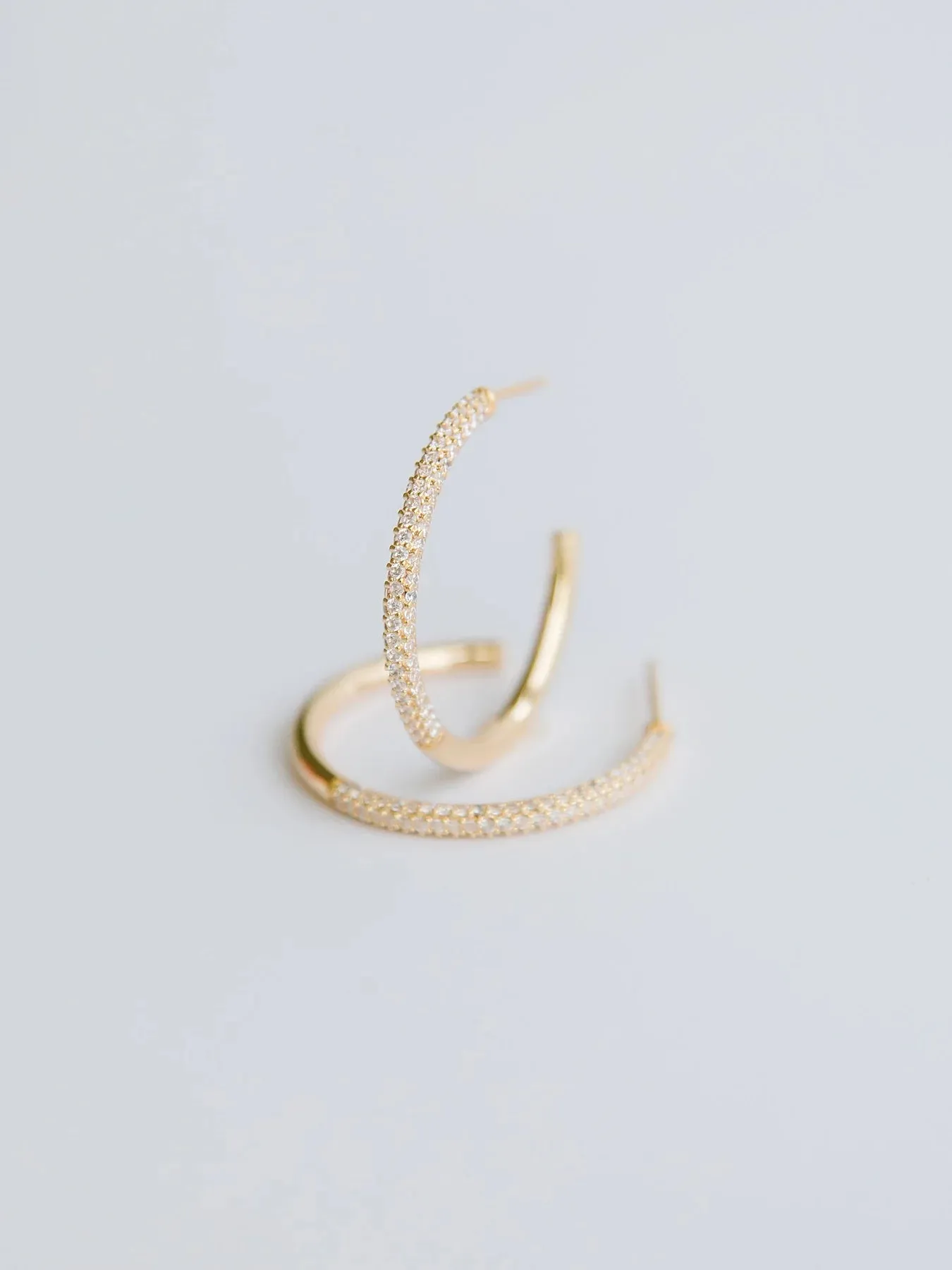 EMERSON GOLD HOOPS MICHELLE MCDOWELL