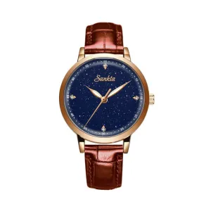 Exquisite Starry Dial Waterproof Watch For Women