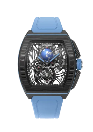 Flying Tourbillon Sport GMT B 1.618 Carbon Sky Blue