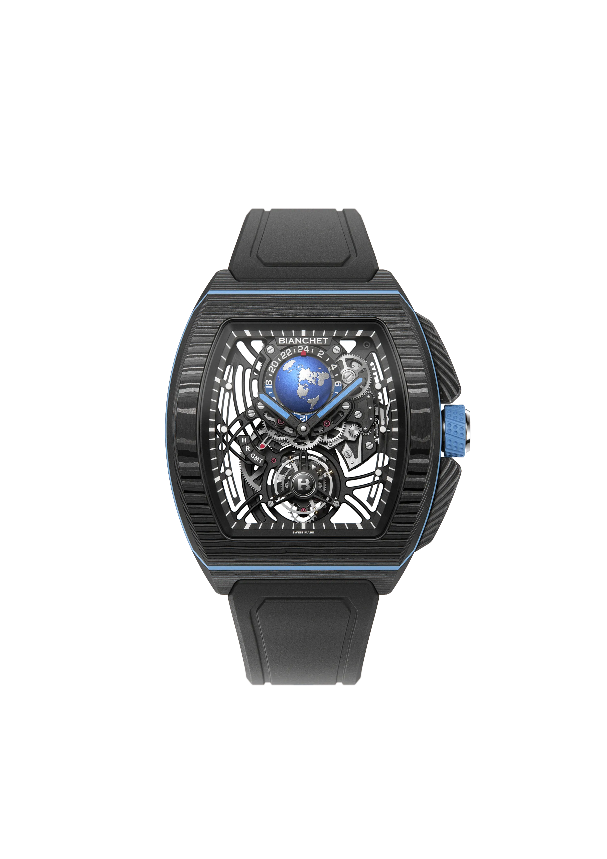 Flying Tourbillon Sport GMT B 1.618 Carbon Sky Blue