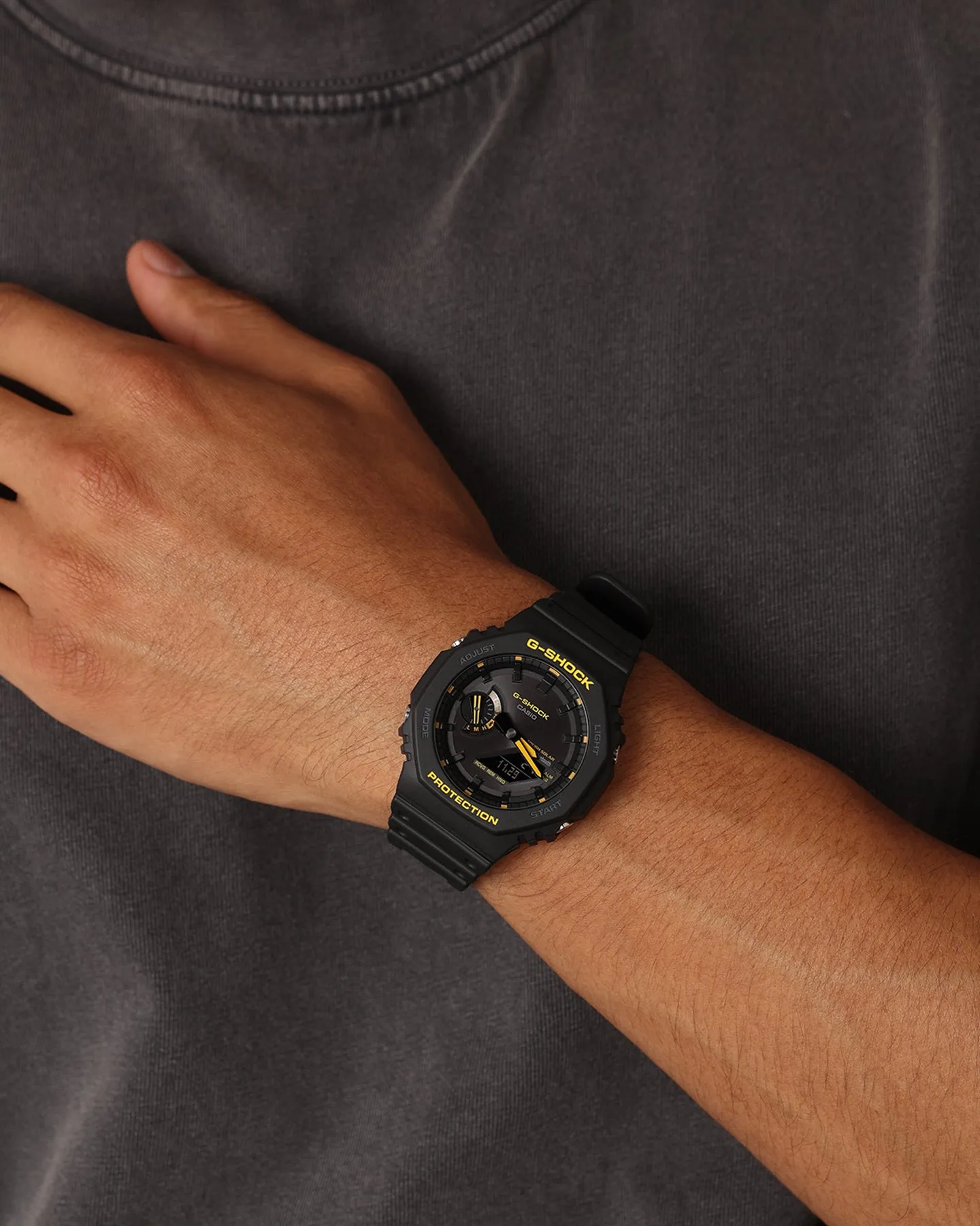 G-Shock GAB2100CY-1A 'Black and Caution Yellow' Watch Black/Yellow