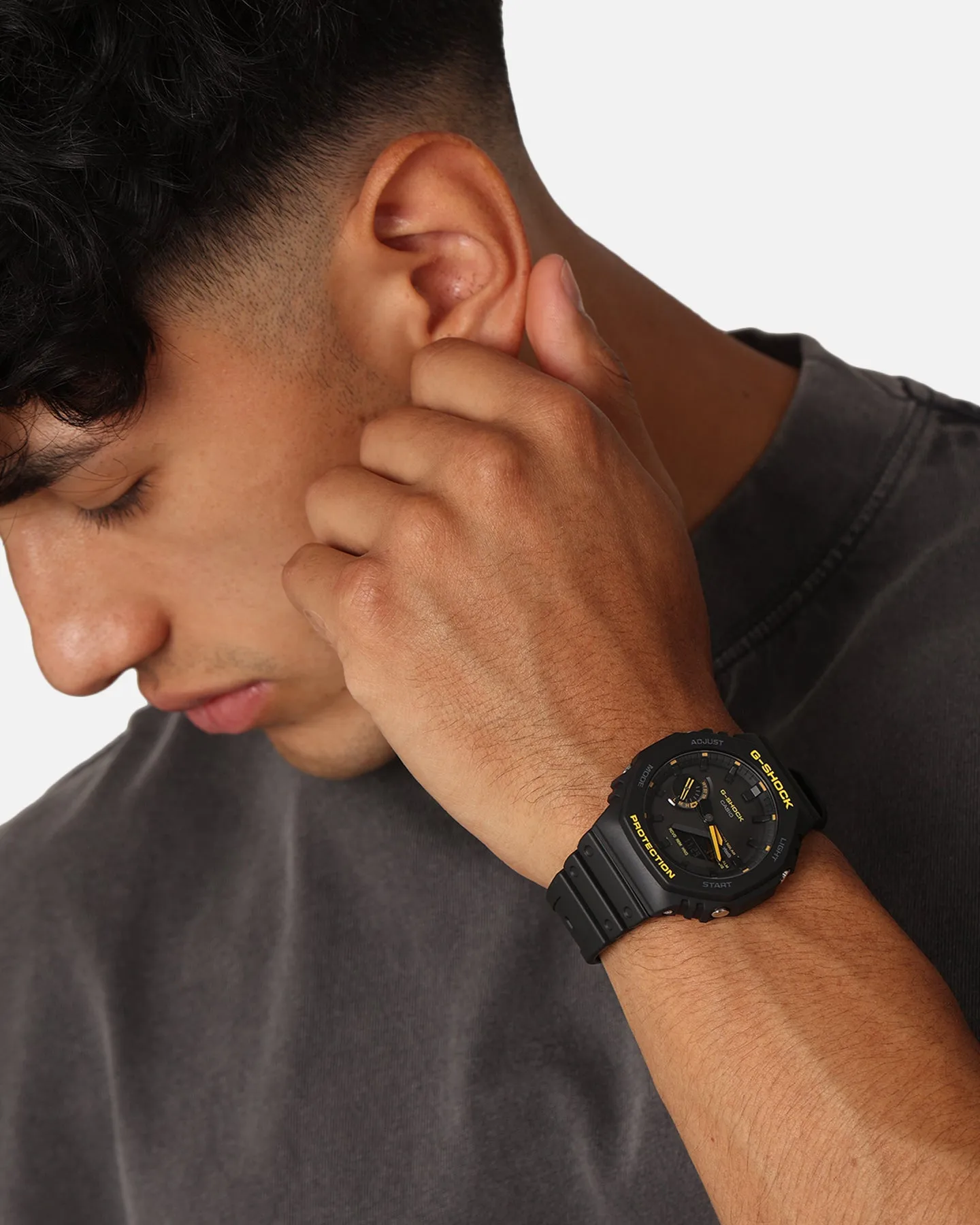G-Shock GAB2100CY-1A 'Black and Caution Yellow' Watch Black/Yellow