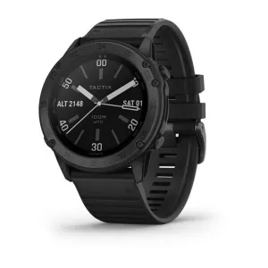 Garmin tactix Black Silicone Band Sapphire Edition Delta Military GPS Smart Watch - 010-02357-00