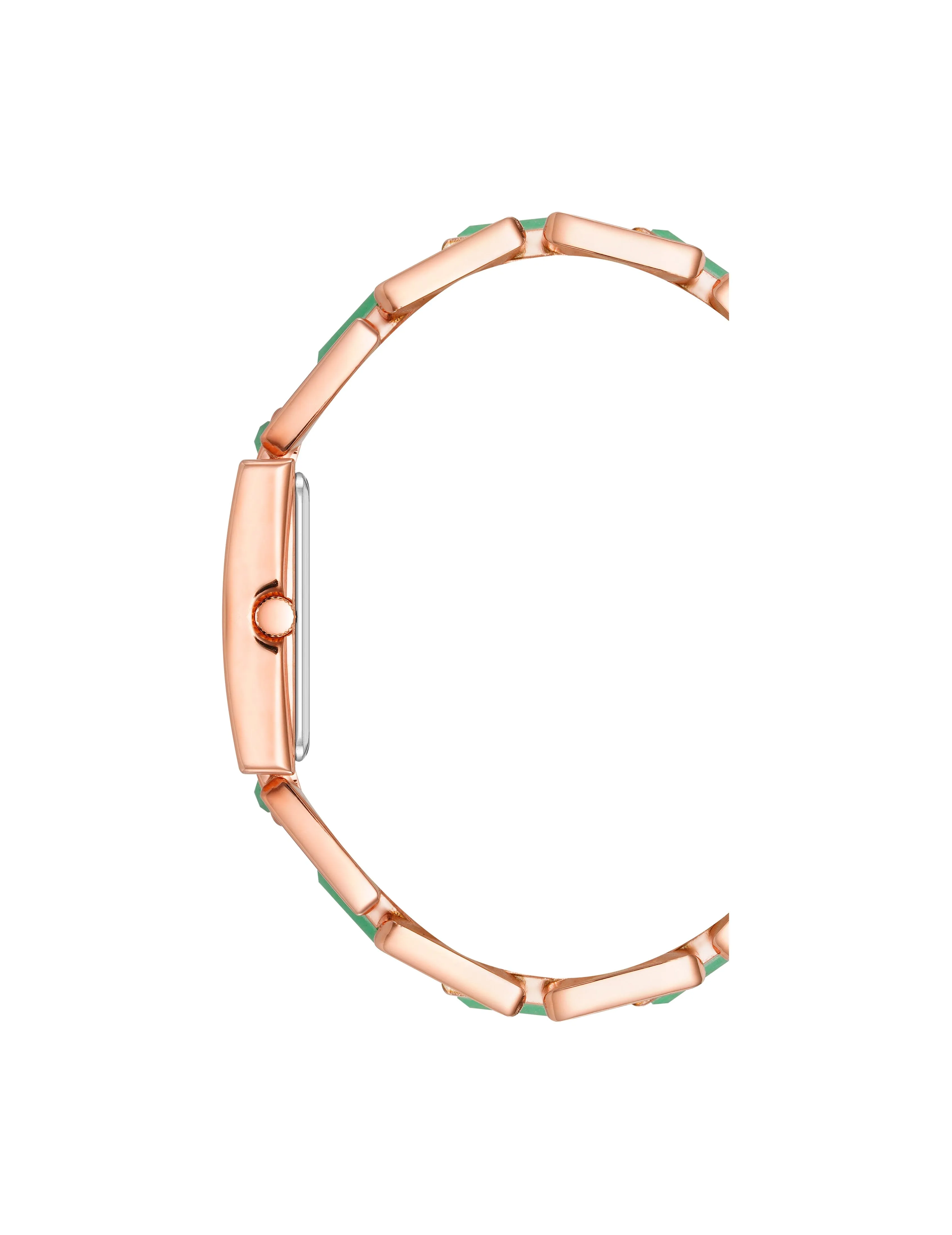 Gemstone Accented Bracelet Watch