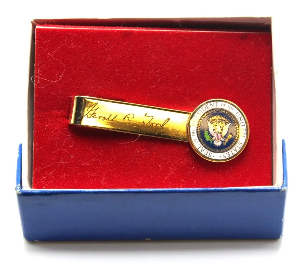 Gerald R. Ford Presidential Seal Tie Bar
