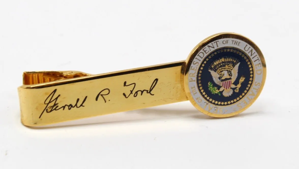 Gerald R. Ford Presidential Seal Tie Bar