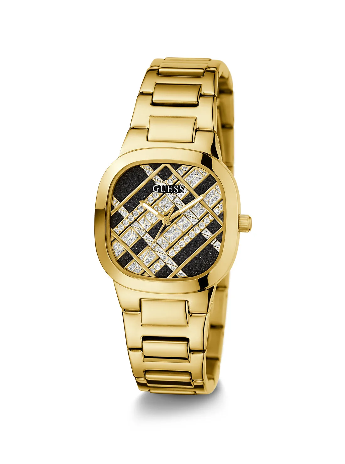 Gold Black Glitz Clash Watch