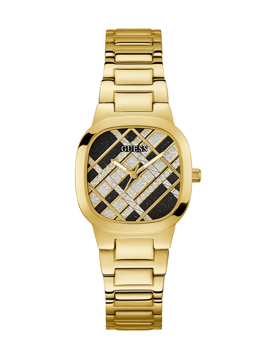 Gold Black Glitz Clash Watch
