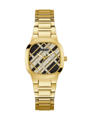 Gold Black Glitz Clash Watch