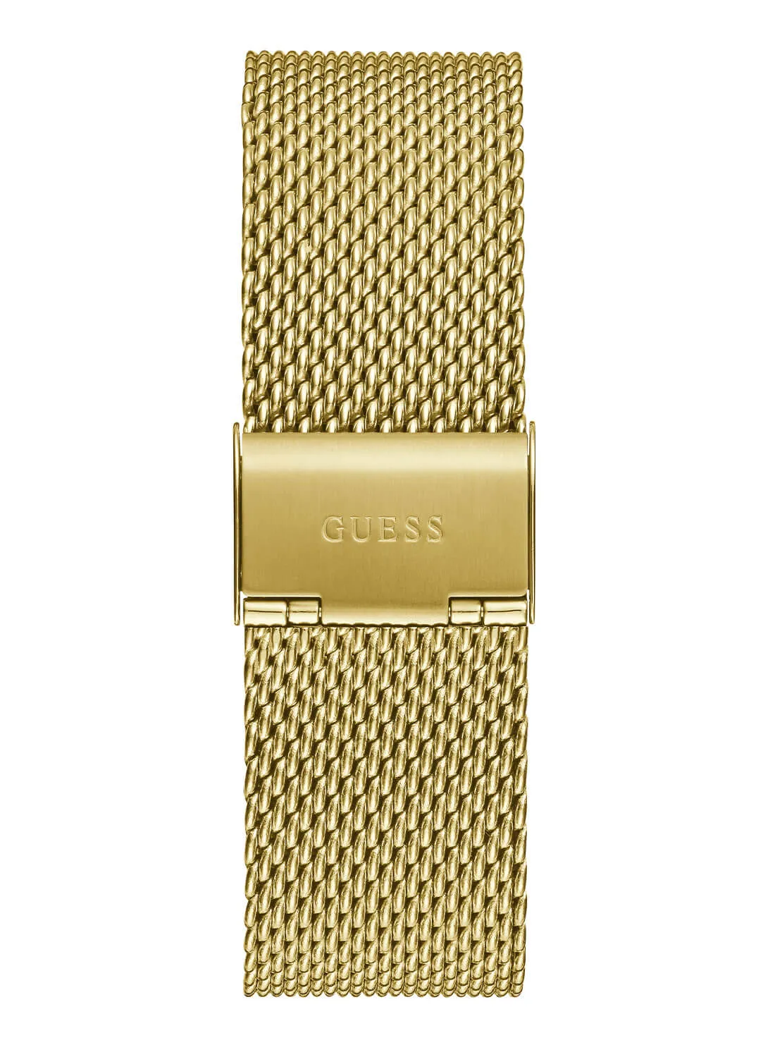 Gold Monarch Black Lion Mesh Watch
