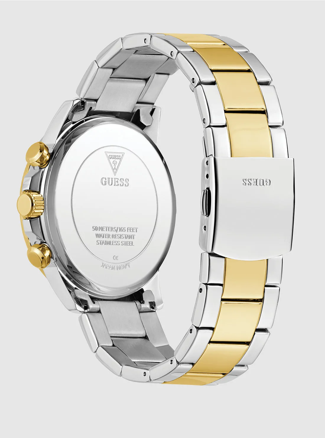 Gold Silver Green Dial Walker Watch