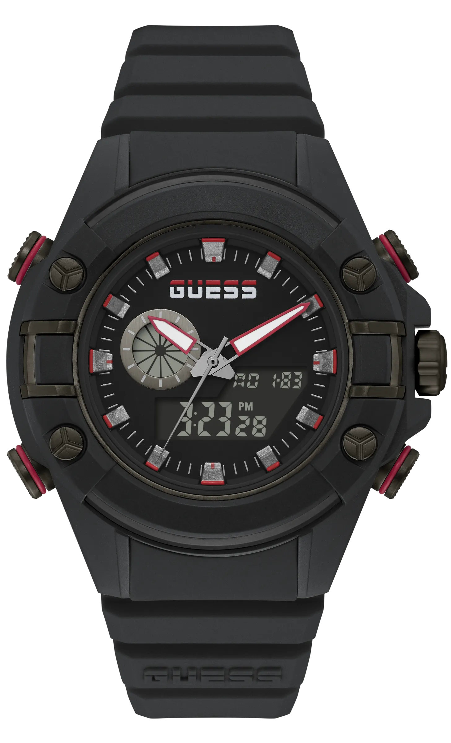 Guess Analog-Digital Black Dial Men's Watch - GW0269G3