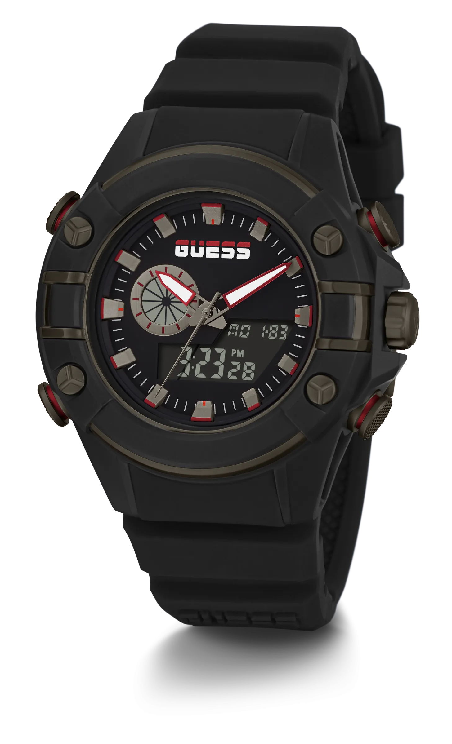 Guess Analog-Digital Black Dial Men's Watch - GW0269G3