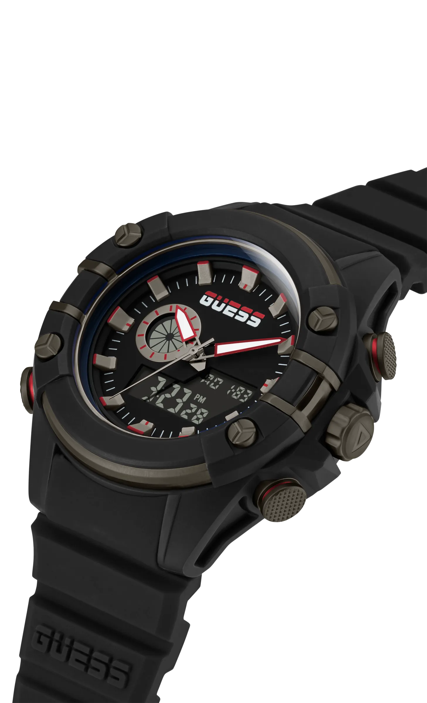 Guess Analog-Digital Black Dial Men's Watch - GW0269G3