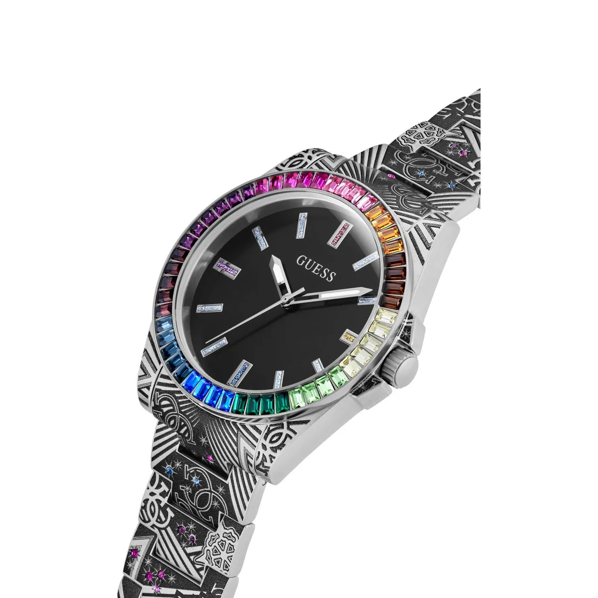 Guess Black Dial Men Analog Watch - GW0496G1